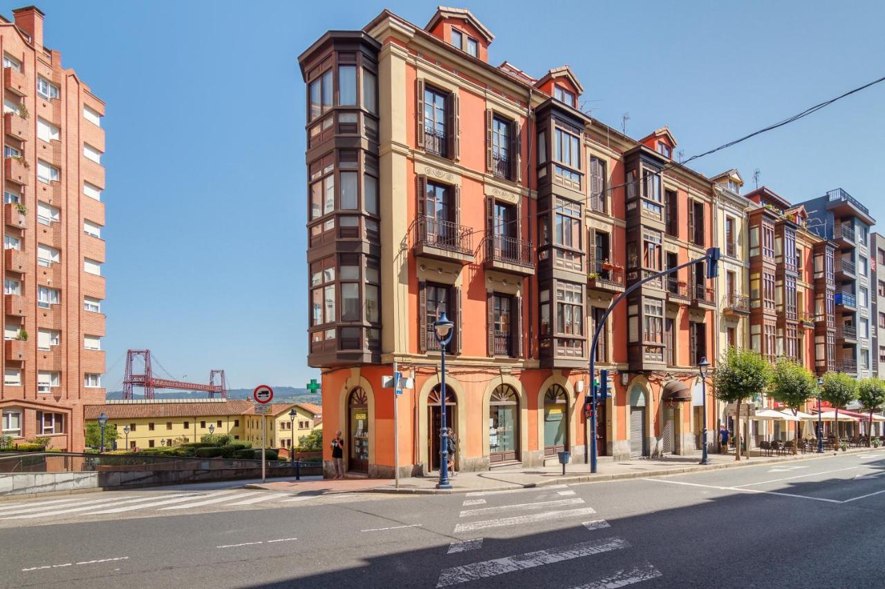 Amplio Y Elegante Con Diseno Vintage Apartment Portugalete Bagian luar foto