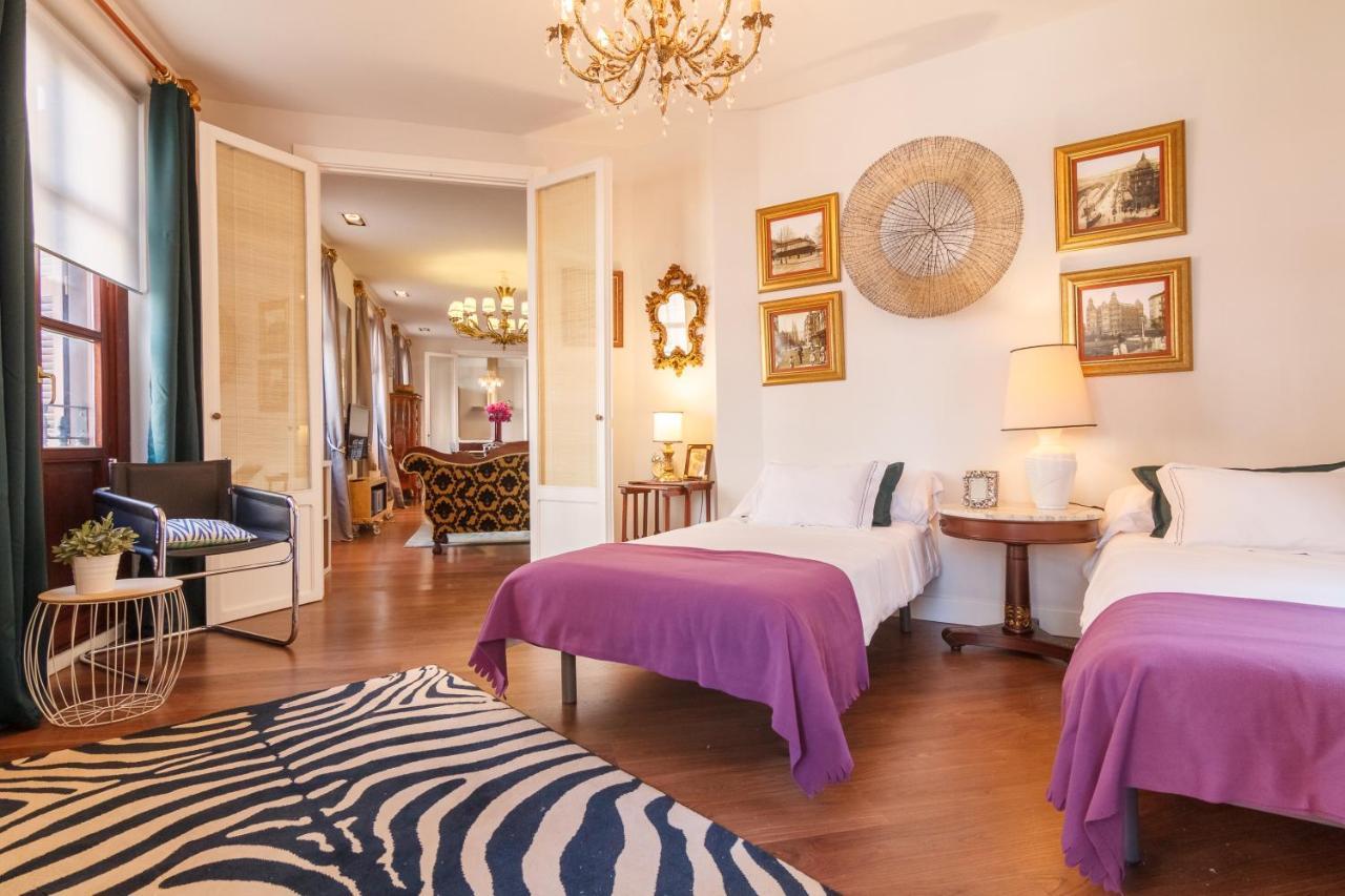 Amplio Y Elegante Con Diseno Vintage Apartment Portugalete Bagian luar foto