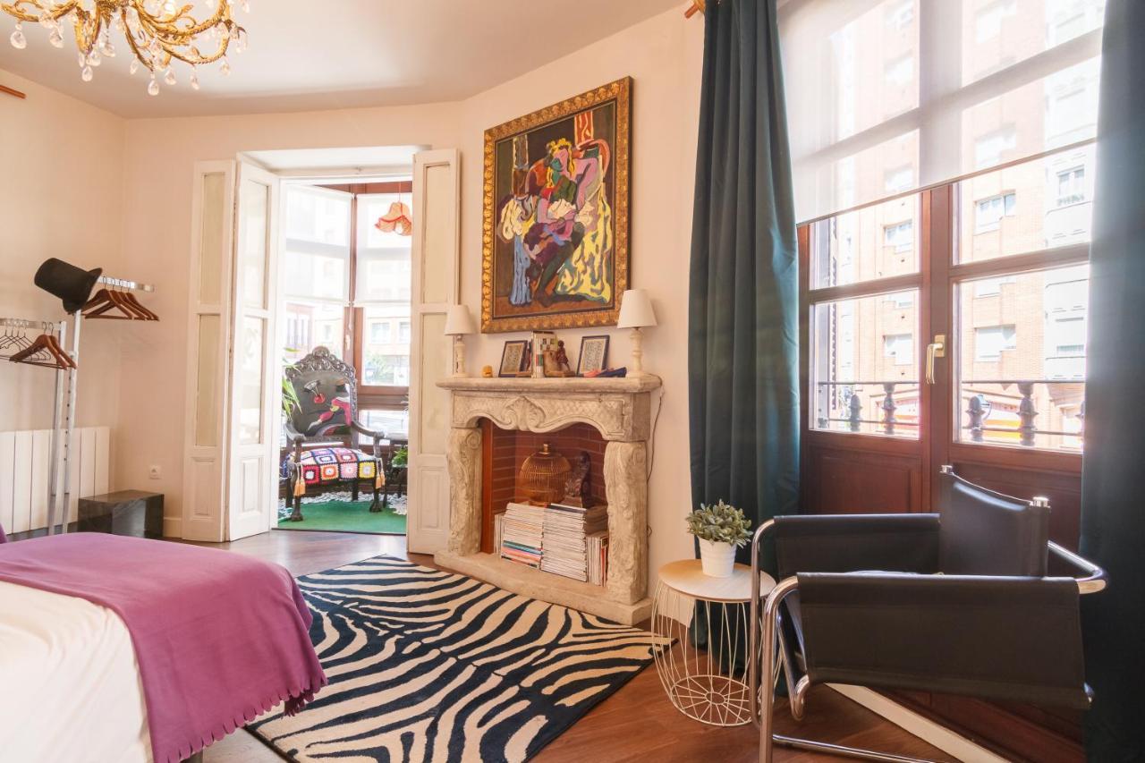 Amplio Y Elegante Con Diseno Vintage Apartment Portugalete Bagian luar foto