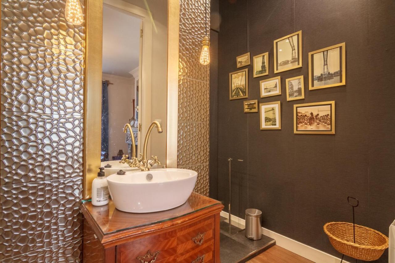Amplio Y Elegante Con Diseno Vintage Apartment Portugalete Bagian luar foto